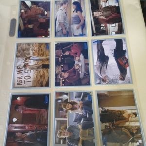 𝅺DAWSON'S creek 17 sticker cards 1 card sleeve